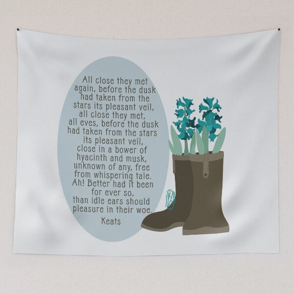 Item preview, John Keats A Bower of Hyacinth  designed and sold by Krystal  Thomas.