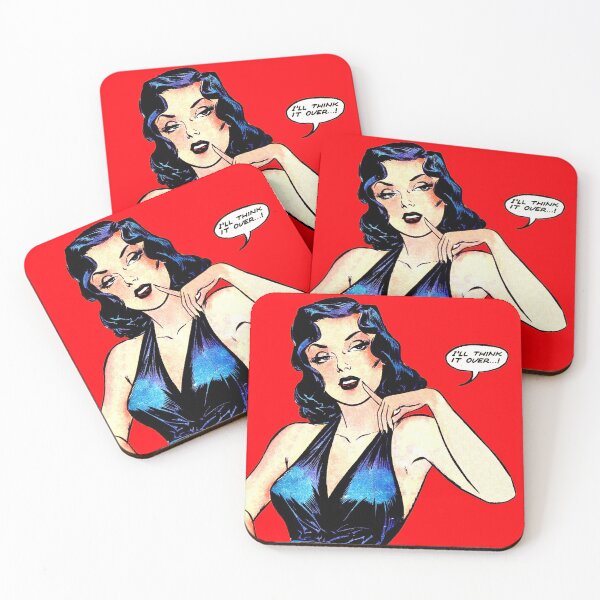 Item preview, "I'll Think It Over" - 1950s Sassy Gal designed and sold by paljoeyprints.