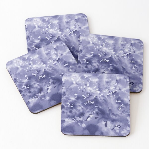 Item preview, Purple Blue Very Peri Abstract Watercolor Flower Garden IV designed and sold by Irina Sztukowski.