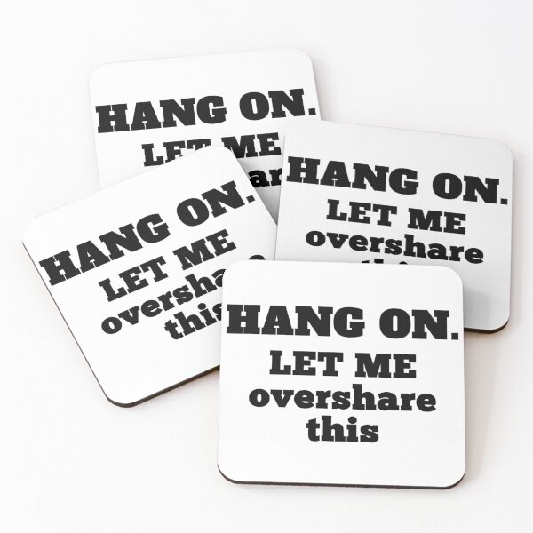 Item preview, Hang on let me  overshare this,Overthink,let me overthink this,hang on let me overthink this,worry,anxious  designed and sold by Yorino.