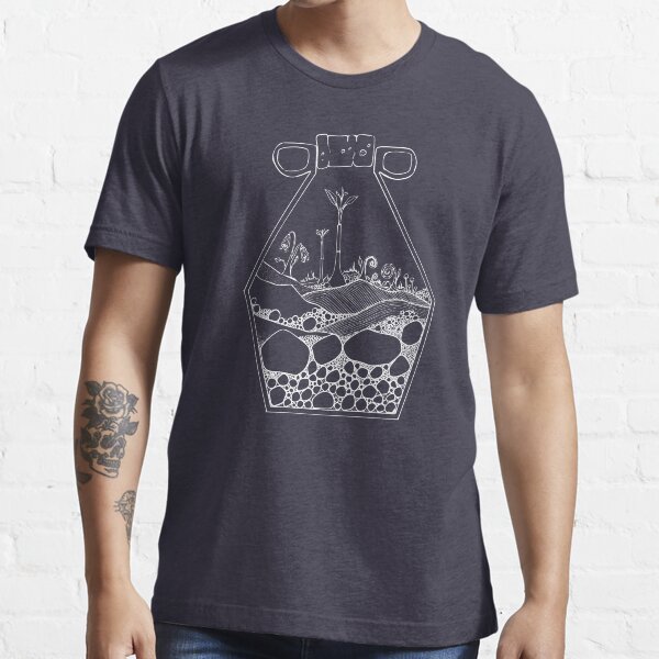 Geometric Terrarium (white) Essential T-Shirt