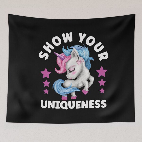 Item preview, Show Your Uniqueness Cute Unicorn Lover designed and sold by SharpThreadZ.
