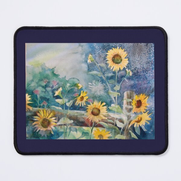 Item preview, Sunflowers Wall Art Watercolor designed and sold by MB Cunningham.
