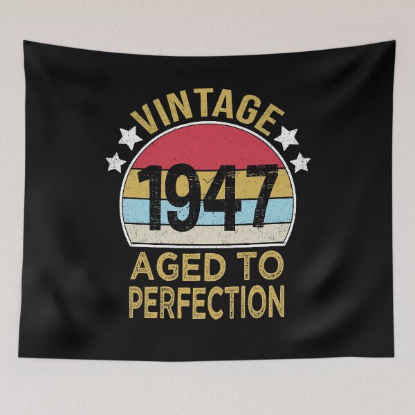 Item preview, Born 1947 Birthday Old Gift Vintage 1947 Funny for Birthday designed and sold by nmichom.