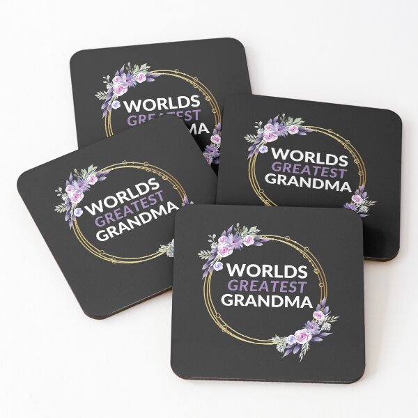 Item preview, The  World's Greatest Grandma -Purple-Gold designed and sold by LaceRenee.