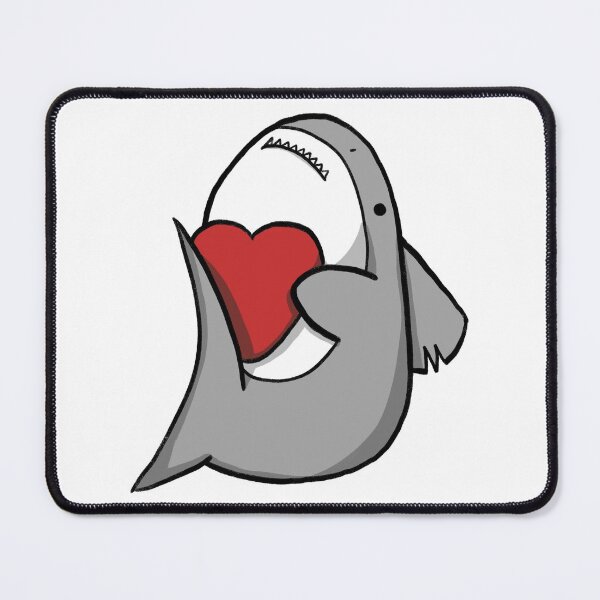 Item preview, Shark Heart (colored, red) designed and sold by KayHye.