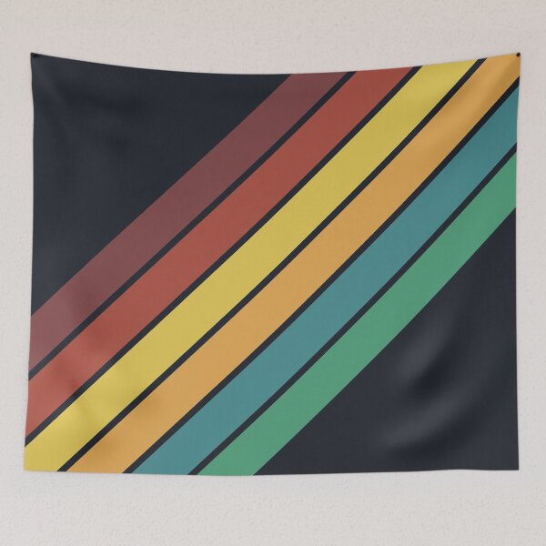 Item preview, 60s Vintage Retro Stripes - Sport Stripe Pattern designed and sold by ind3finite.