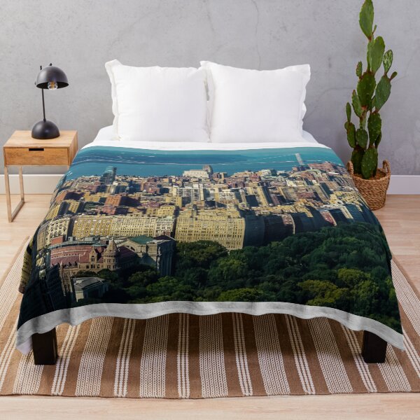 Item preview, New York City Manhattan aerial view with Central Park and Upper West Side  designed and sold by nycruss1.