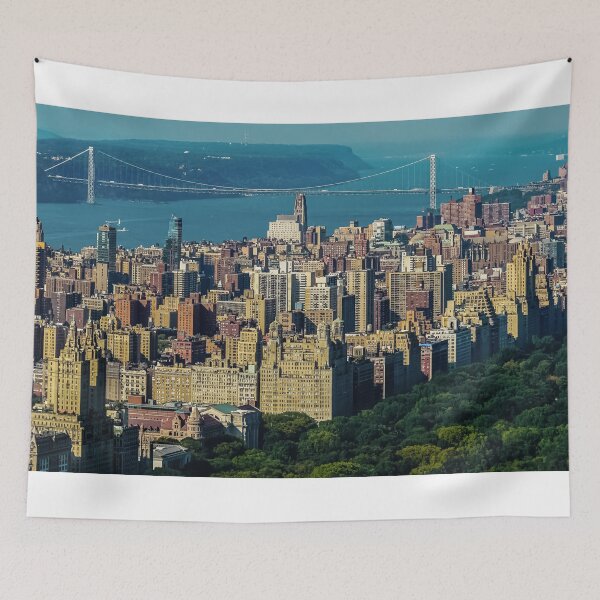 Item preview, New York City Manhattan aerial view with Central Park and Upper West Side  designed and sold by nycruss1.