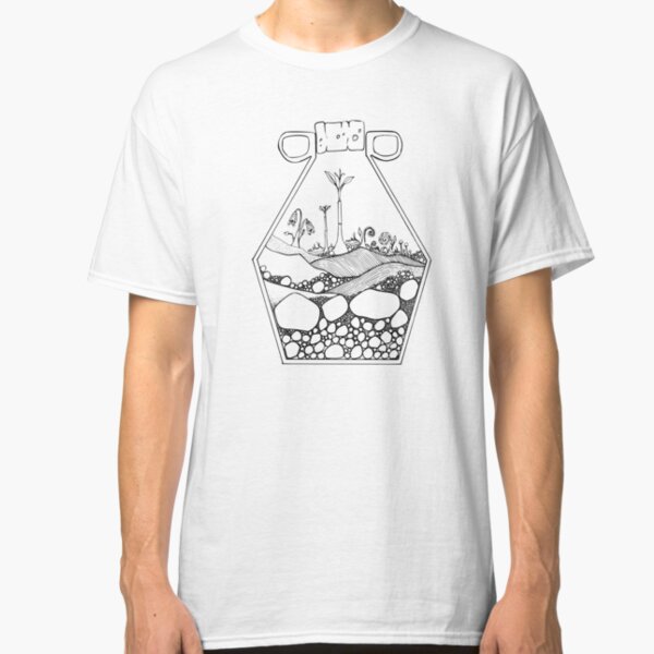 Geometric Terrarium (black) Classic T-Shirt