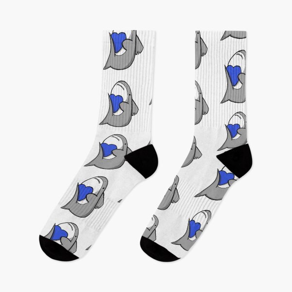 Item preview, Shark Heart (colored, blue) designed and sold by KayHye.