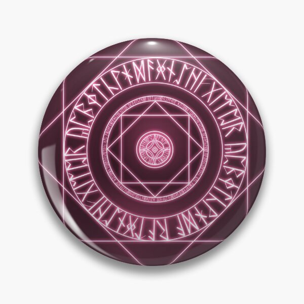 Item preview, Pink Glowing Rune Magic Circle designed and sold by Saanis.