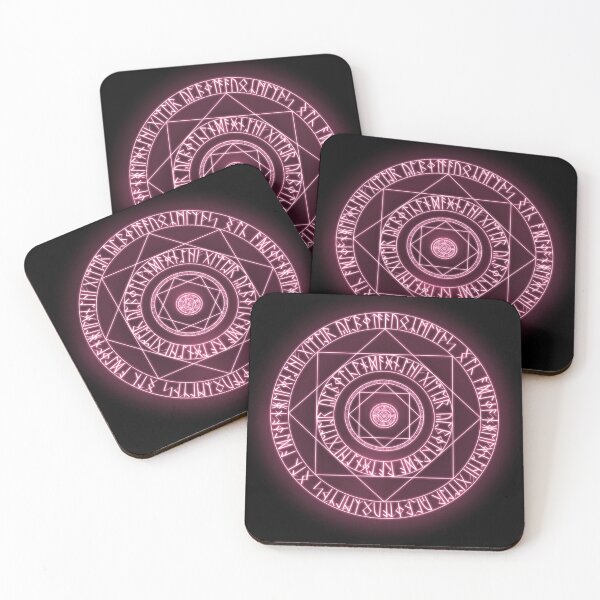 Item preview, Pink Glowing Rune Magic Circle designed and sold by Saanis.