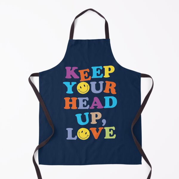 Item preview, KEEP YOUR HEAD UP, LOVE (v. navy) designed and sold by HaiLeesDesign.