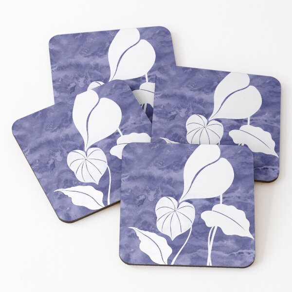 Item preview, Purple Blue Very Peri Abstract Watercolor Flower Garden XIII designed and sold by Irina Sztukowski.