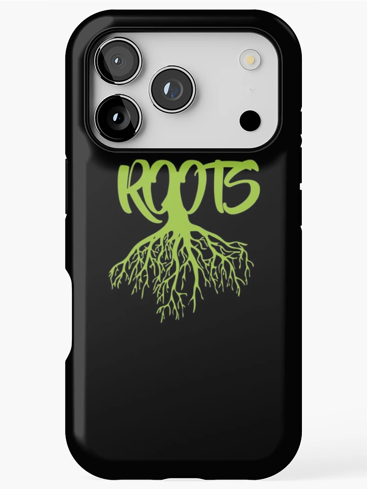 Thumbnail 1 of 4, iPhone Case, Green Roots designed and sold by AbstractBEE.