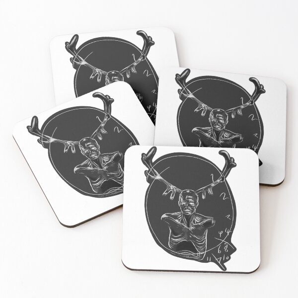 Item preview, Hannibal stag & clock sticker designed and sold by islaramsey19.