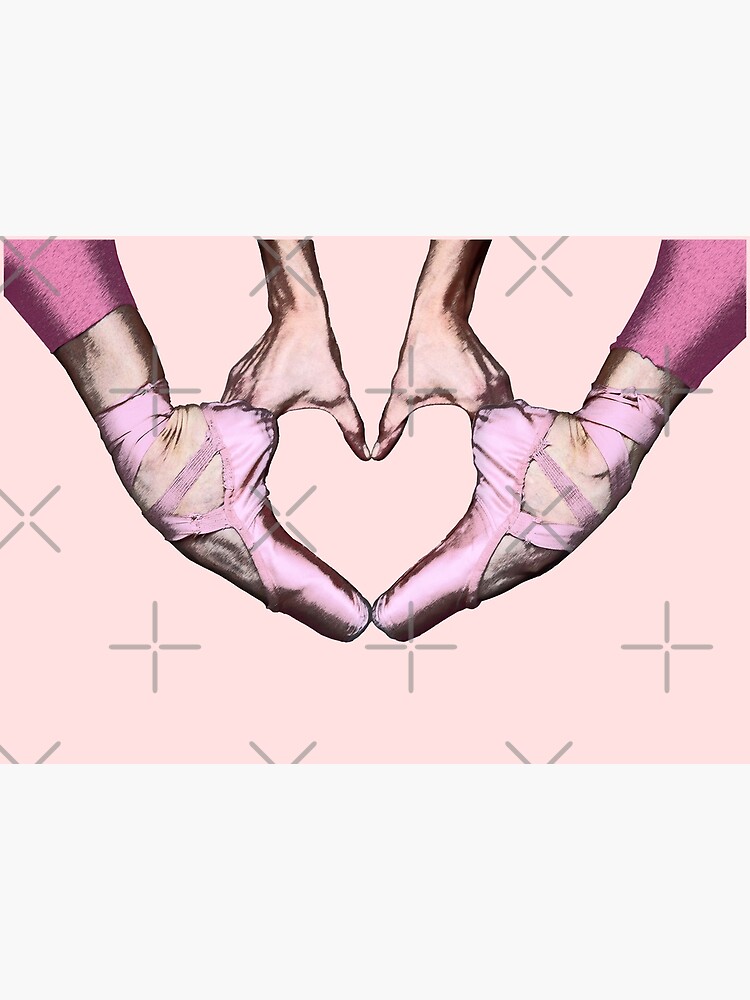 DANCING IS MY VALENTINE VALENTINE S DAY Ballerina, Ballet Shoes Heart  Photographic Print