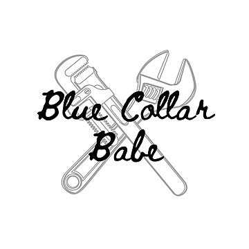 Blue Collar Babe Sticker