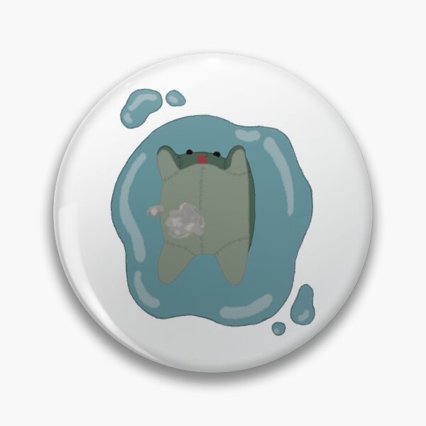 Item preview, Stuffed Frog in water blob  designed and sold by sweetbobaarts.