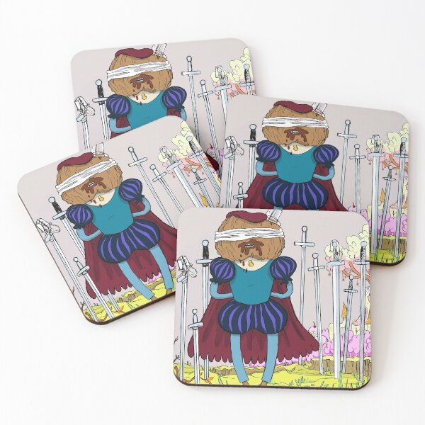 Item preview, Duke of Nuts as 8 of Swords designed and sold by sadnettles.