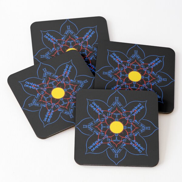 Item preview, Flor de la ciudad Denver Mile High City Colorado Dibujo simple designed and sold by that5280lady.