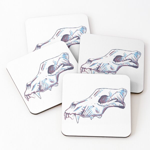 Item preview, Wolf Skull Woodcut designed and sold by kirnetart.