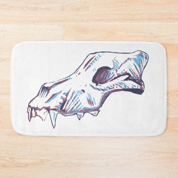 Item preview, Wolf Skull Woodcut designed and sold by kirnetart.