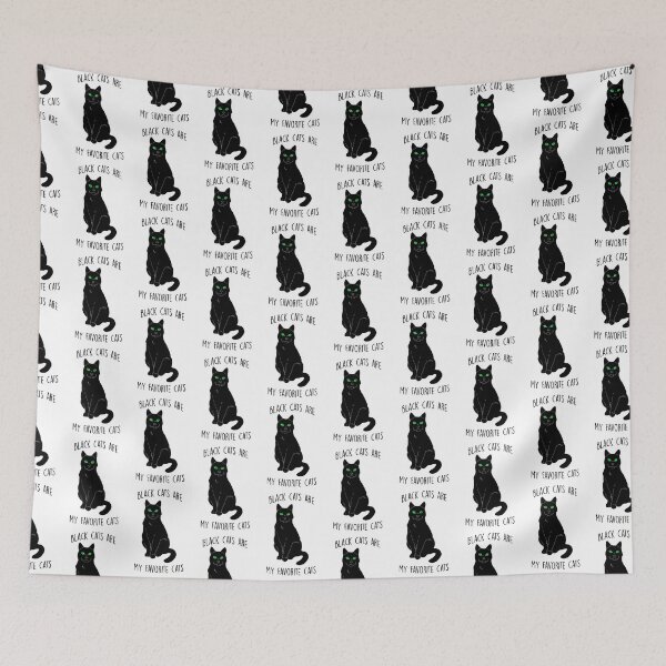 Item preview, Black Cats Are My Favorite Cats Pets  designed and sold by Ilustra  Ideia.