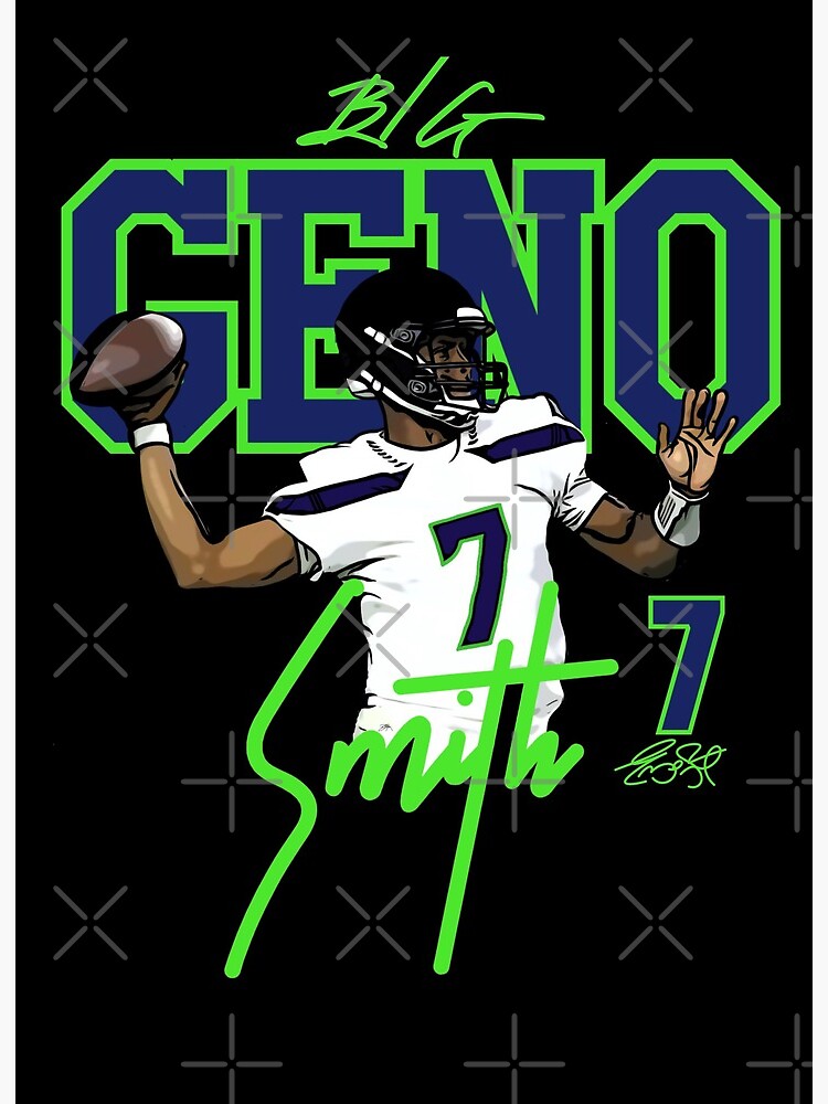 Geno Smith football Paper Poster Seahawks 4 - Geno Smith - Posters and Art  Prints