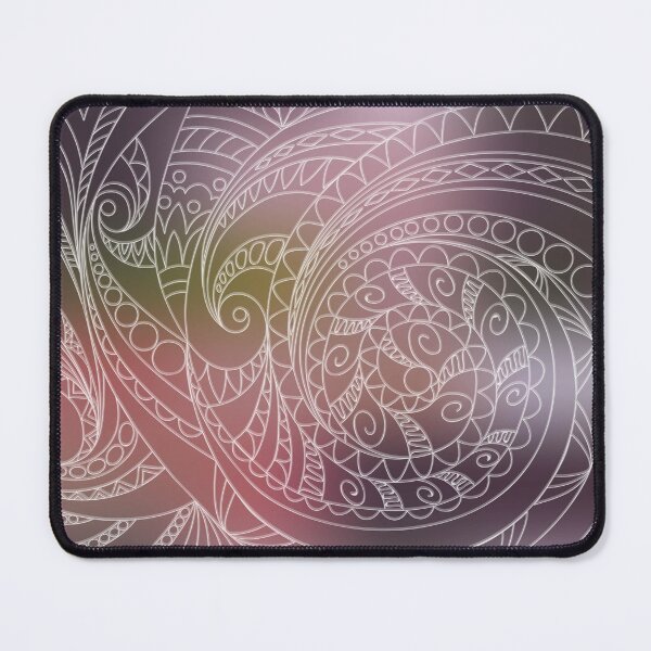 Item preview, transparent floral tangled composition on the gradient designed and sold by AlinNova.