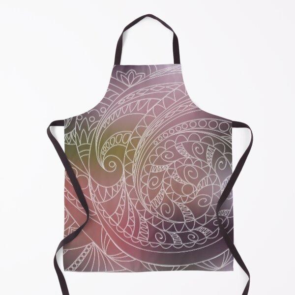 Item preview, transparent floral tangled composition on the gradient designed and sold by AlinNova.