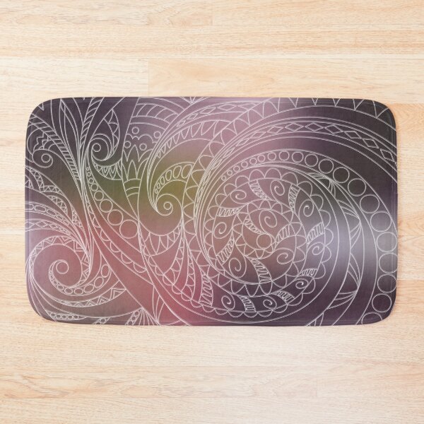 Item preview, transparent floral tangled composition on the gradient designed and sold by AlinNova.