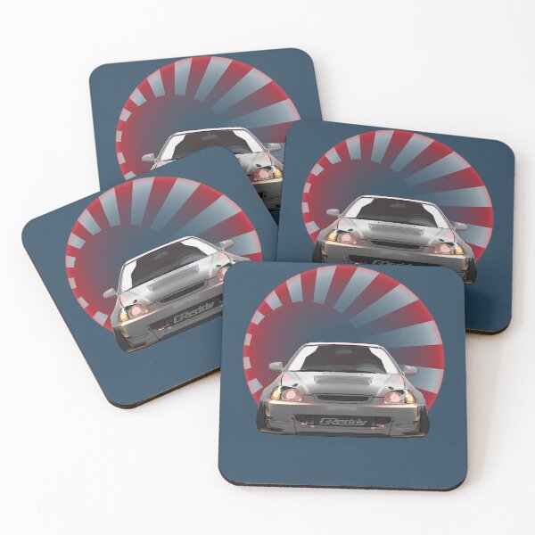 Item preview, Honda civic japanese flag designed and sold by CRWorks Shop.
