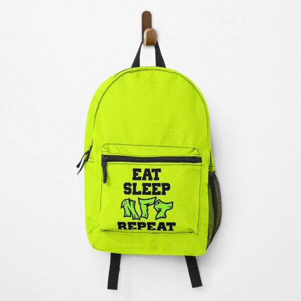 Item preview, Eat Sleep NFT Repeat Crypto Funny Saying designed and sold by Tema EL.