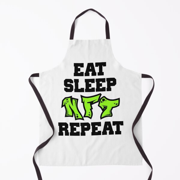Item preview, Eat Sleep NFT Repeat Crypto Funny Saying  designed and sold by Tema EL.