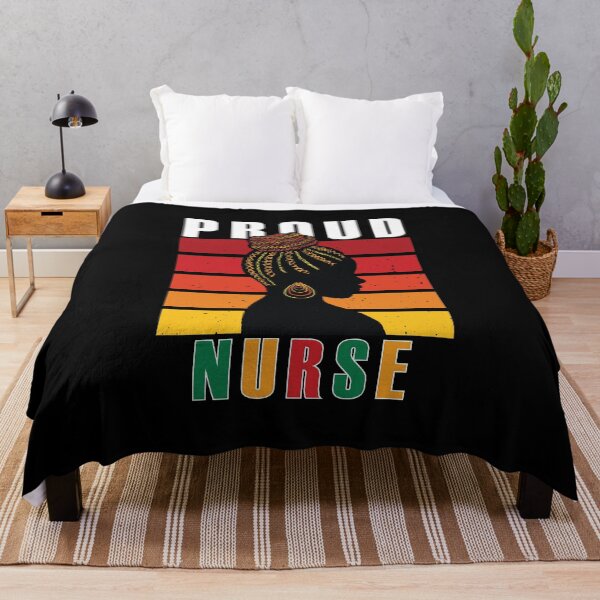 Item preview, Proud Black Nurse Women Black History Month Afro Quote I Am designed and sold by MadrigueraSM-.