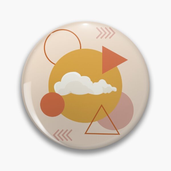 Item preview, Cloud with Retro Colors and Shapes designed and sold by cerenalkan.