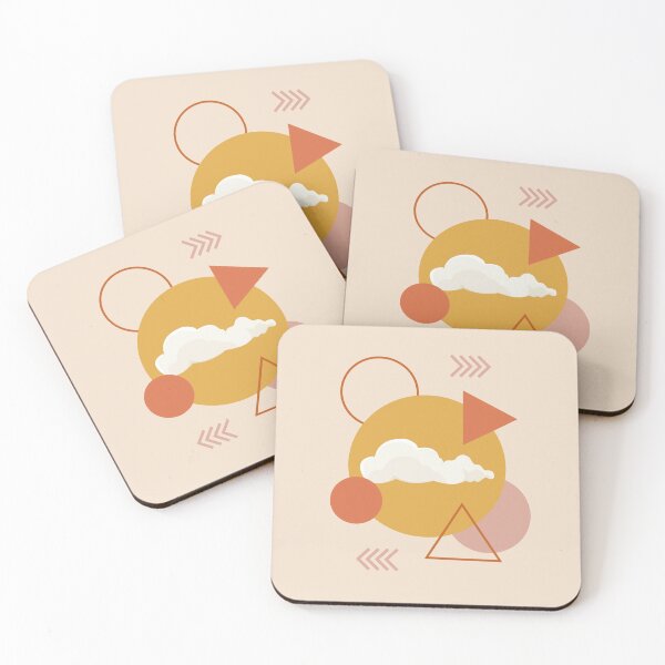 Item preview, Cloud with Retro Colors and Shapes designed and sold by cerenalkan.