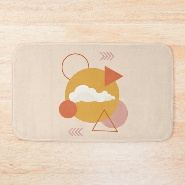 Item preview, Cloud with Retro Colors and Shapes designed and sold by cerenalkan.
