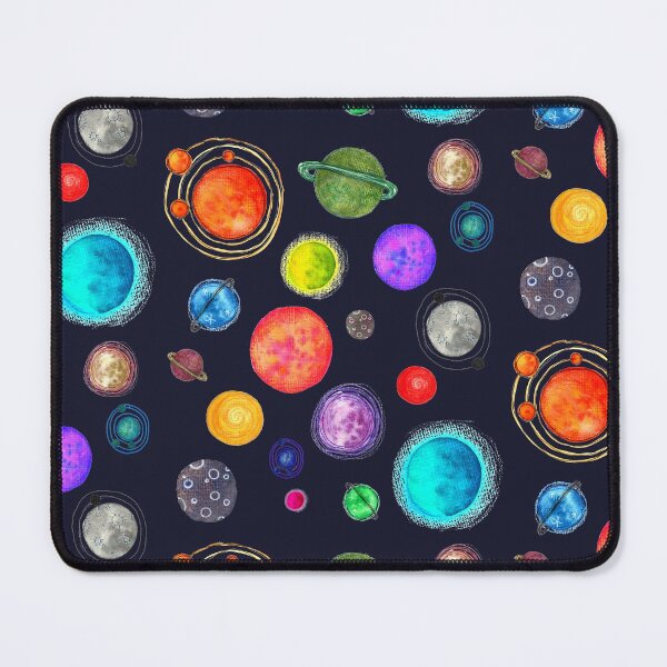 Item preview, Watercolour Planets Print designed and sold by Rachael Brearton.