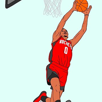 HOUSTON ROCKETS PRO CARTOON PLAYER SHIRT JALEN (RED) – Pro Standard