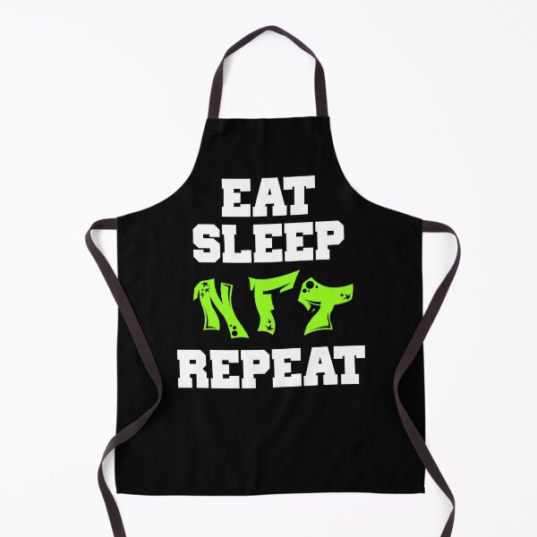 Item preview, Eat Sleep NFT Repeat Crypto Funny Saying  designed and sold by Tema EL.