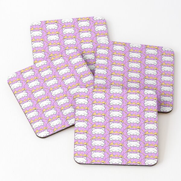 Item preview, Cute cats eating donuts pattern designed and sold by Purr95.