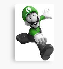 Luigi, best friend (TO BUY IN COMBO WITH "Mario, best friend") Canvas Print