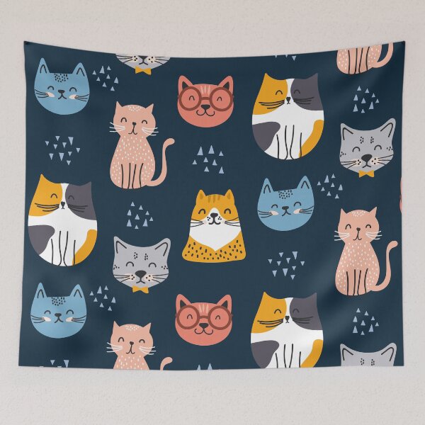 Item preview, Cat pattern designed and sold by theluckstore.