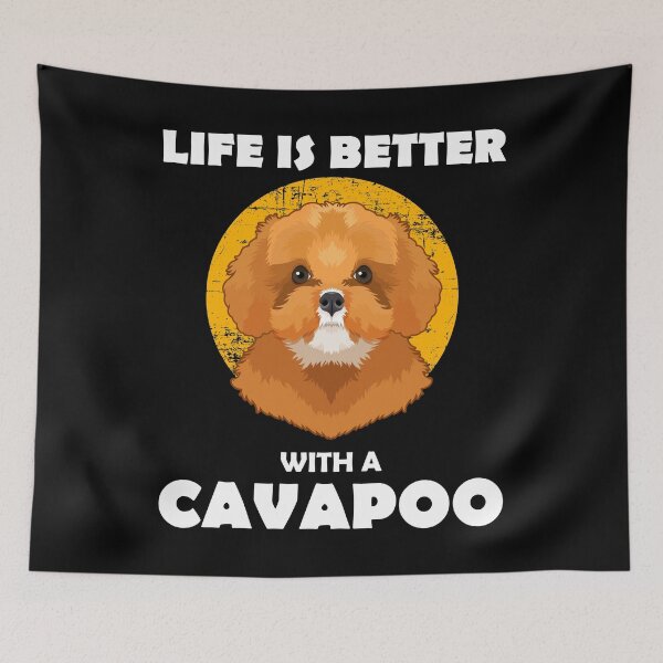 Item preview, Dog Parent Life is Better With A Cavapoo graphic designed and sold by jakehughes2015.