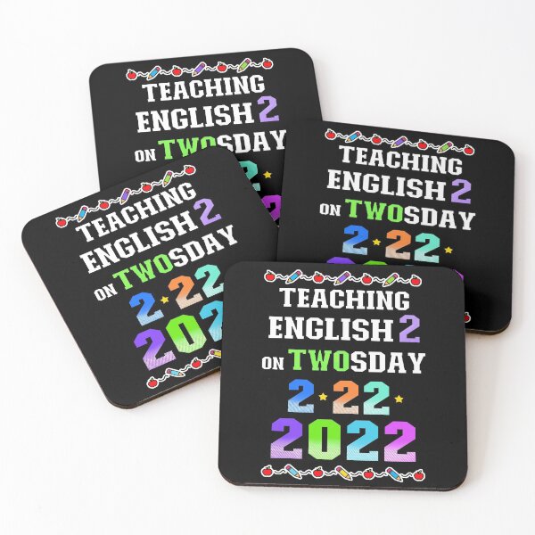 Item preview, Teaching English 2 on Twosday 2-22-22 February 22nd 2022 designed and sold by FlorenciaBliss.