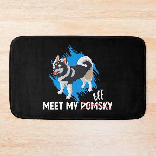 Item preview, Funny Meet My BFF Pomsky Pet Dog Owners design designed and sold by jakehughes2015.