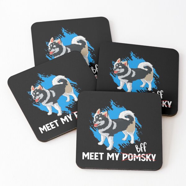 Item preview, Funny Meet My BFF Pomsky Pet Dog Owners design designed and sold by jakehughes2015.